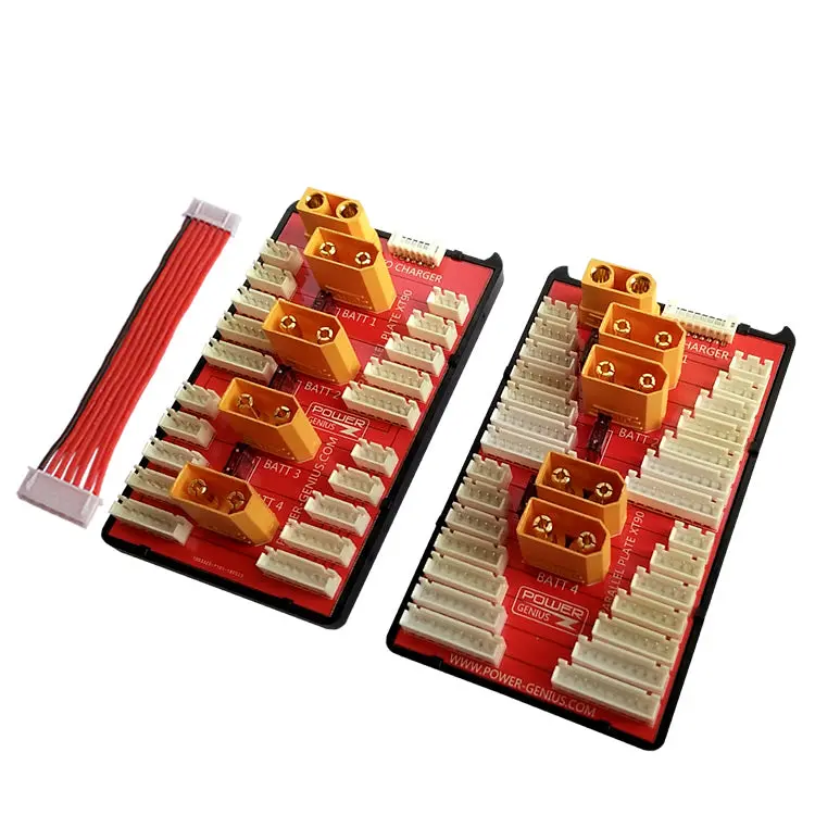 Pg Parallel Charging Board Xt90 Plug Supports 4 Packs 2-6S 2-8S Lipo Battery 1