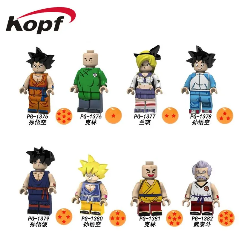 Pg8167 Building Blocks Bricks Series Dragon Ball Assemble Kit Characters Figures Models For Baby Children Gift Educational Toys 1