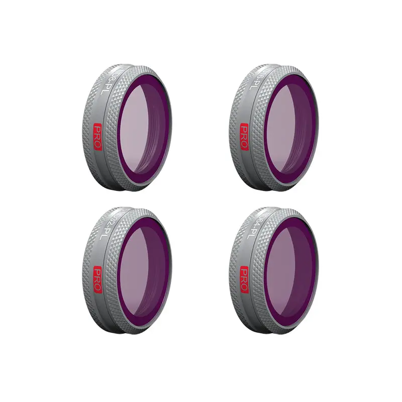 Pgytech Camera Lens Filter Kit Combo Nd8pl Nd16pl Nd32pl Nd64pl 4Pcs For Dji Mavic 2 Zoom Drone 2