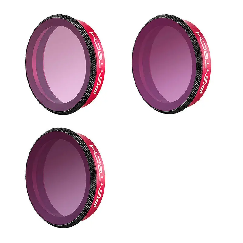 Pgytech Osmo Action Camera Filter Gradient Lens Set Nd8-Gr Nd16-4 Nd32-8 For Dji Cam 1