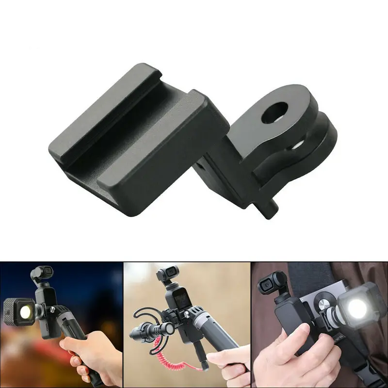 Pgytech Osmo Pocket Data Port To Cold Shoe Universal Mount Adapter Expansion Accessories For Dji Gimbal 1