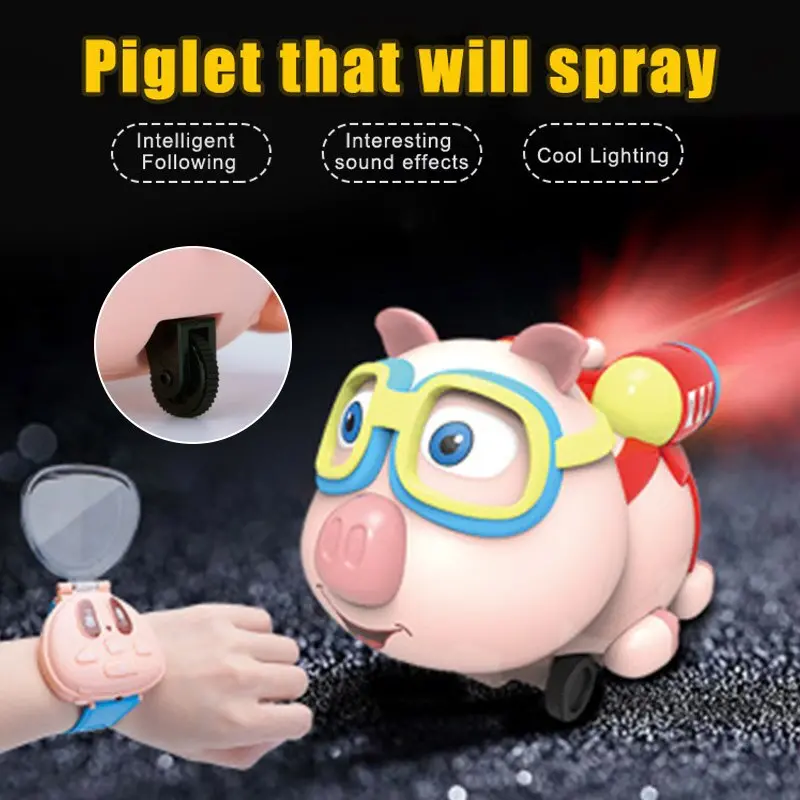 Pig Small Eight Watch Remote Control Car Watch Remote Control Car Smart Follow Toy Pig High Quality 1