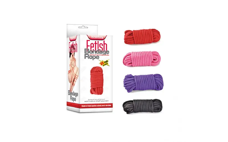 Pink Fetish Bondage Rope. 1