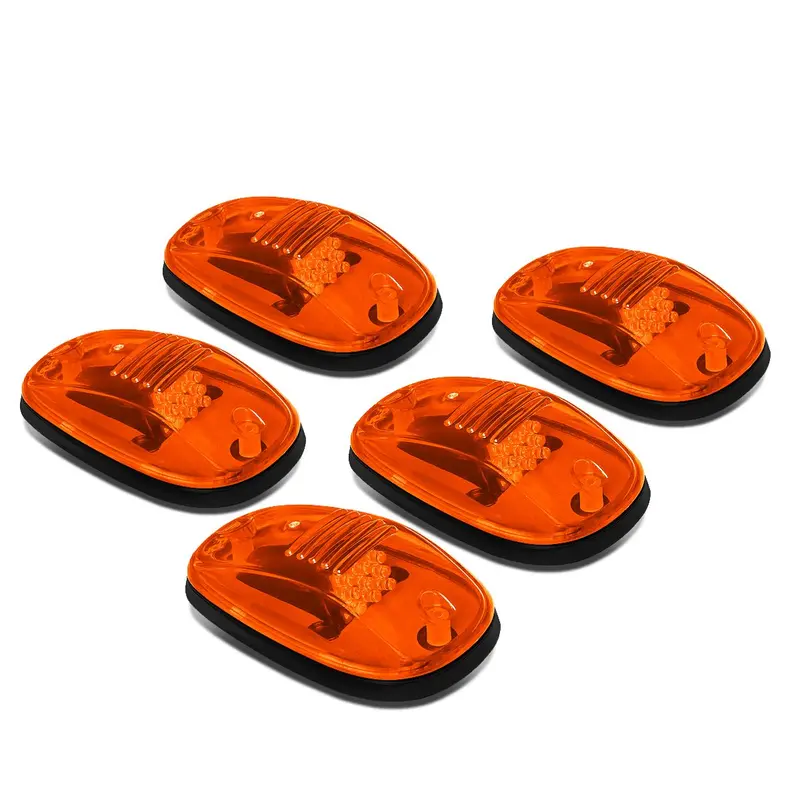 Plafon Luces Led De Cabina Techo Universales Mica Ambar 1