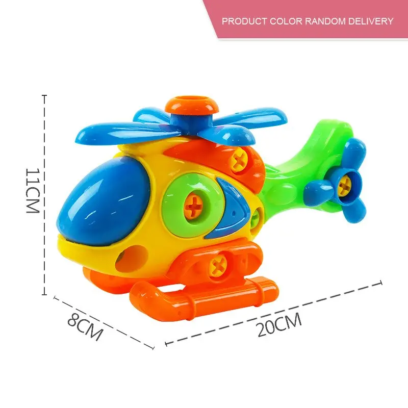 Plastic Building Blocks Puzzle Removable Toy Model Building Kits Diy Screw Nut Models For Assembly Toys For Children 1