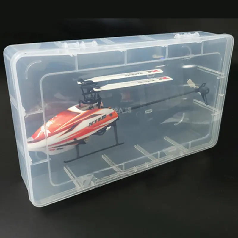 Plastic Pp Protective Carry Container Bag For Walkera Minicp Scp Xk K110 K123 K124 Wltoys V911s Rc Helicopter 1