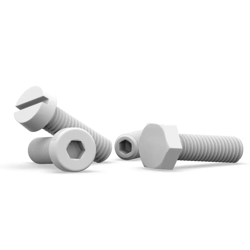 Polyacetal (Pom) Custom Manufactured Screws 1