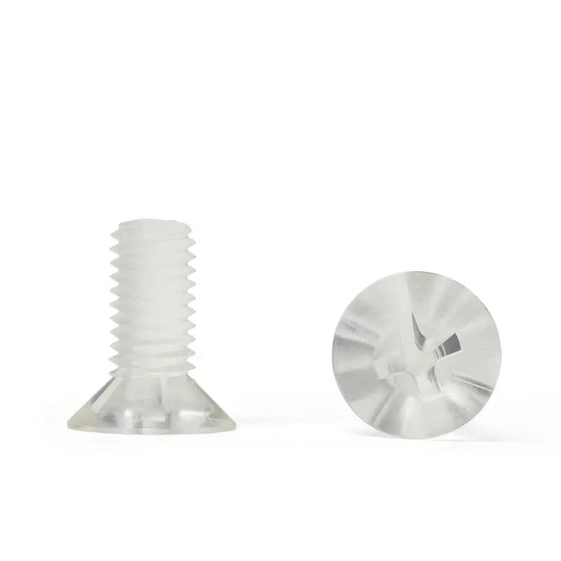 Polycarbonate Countersunk Flat Head Screws - Din 965 1
