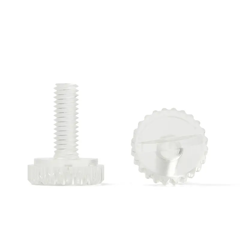 Polycarbonate Thumb Screw (Transparent) - Din 653 1