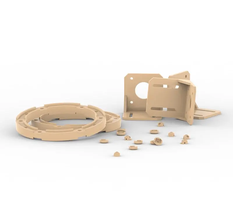 Polyether Ether Ketone (Peek) Custom Manufactured Components 1