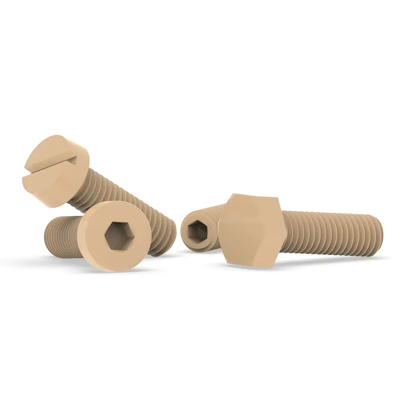 Polyether Ether Ketone (Peek) Custom Manufactured Screws 1