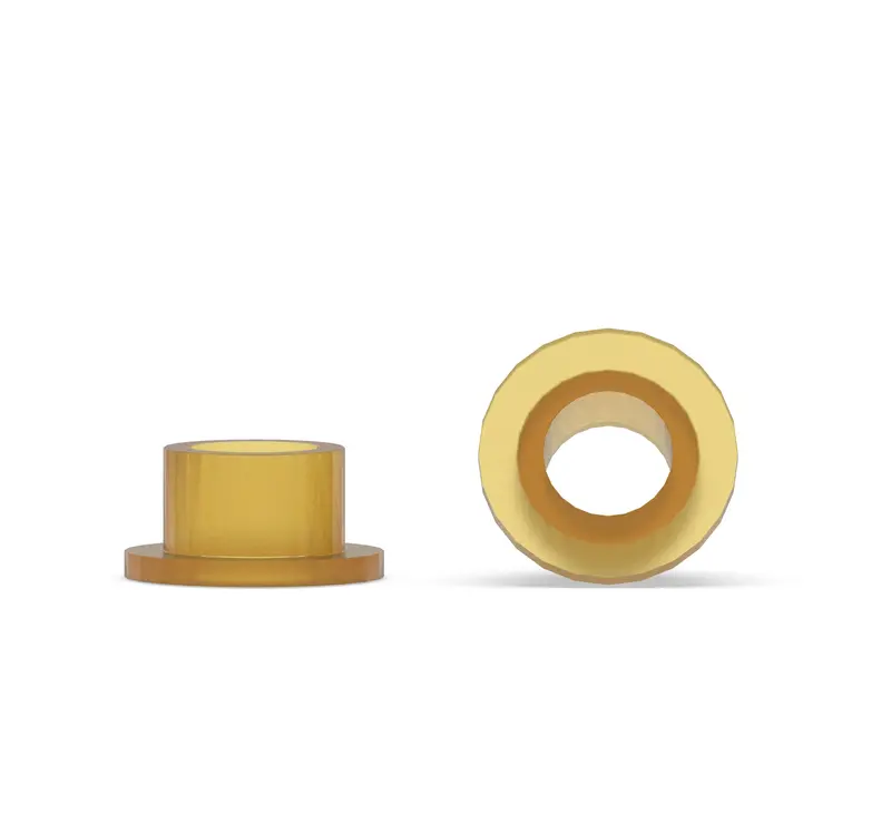 Polyetherimide (Pei) Custom Manufactured Flanged Bushings 1