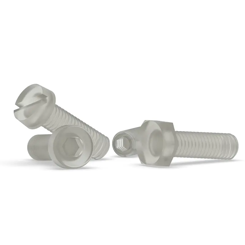 Polyethylene (Pe) Custom Manufactured Screws 1