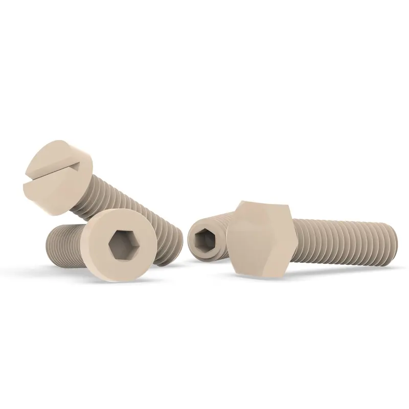 Polyphenylene Sulphide (Pps) Custom Manufactured Screws 1
