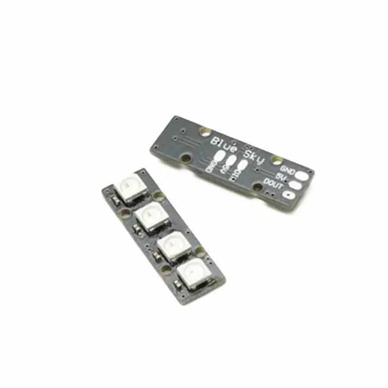 Portable Super Mini Led Strip With 4 Ws2812b Rg85050 Colorful Led Lamp For Naze32 Cc3d Flight Controller Rc Drone 1
