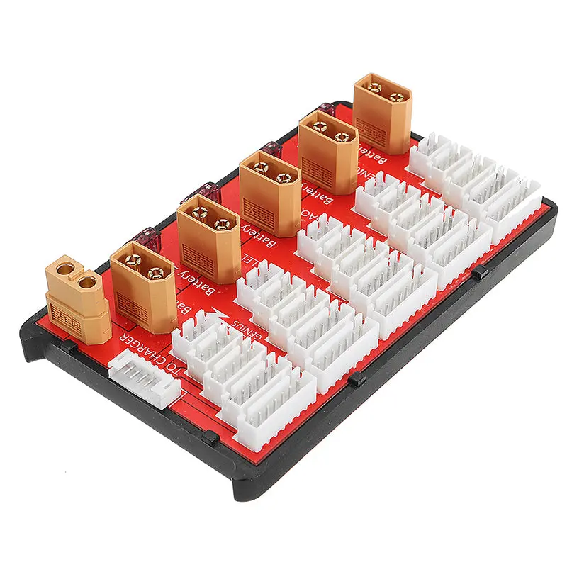 Power Genius Pg Parallel Charging Board Supports 5 Packs Of 2-6S Lipo Battery Xt60 T Plug 1
