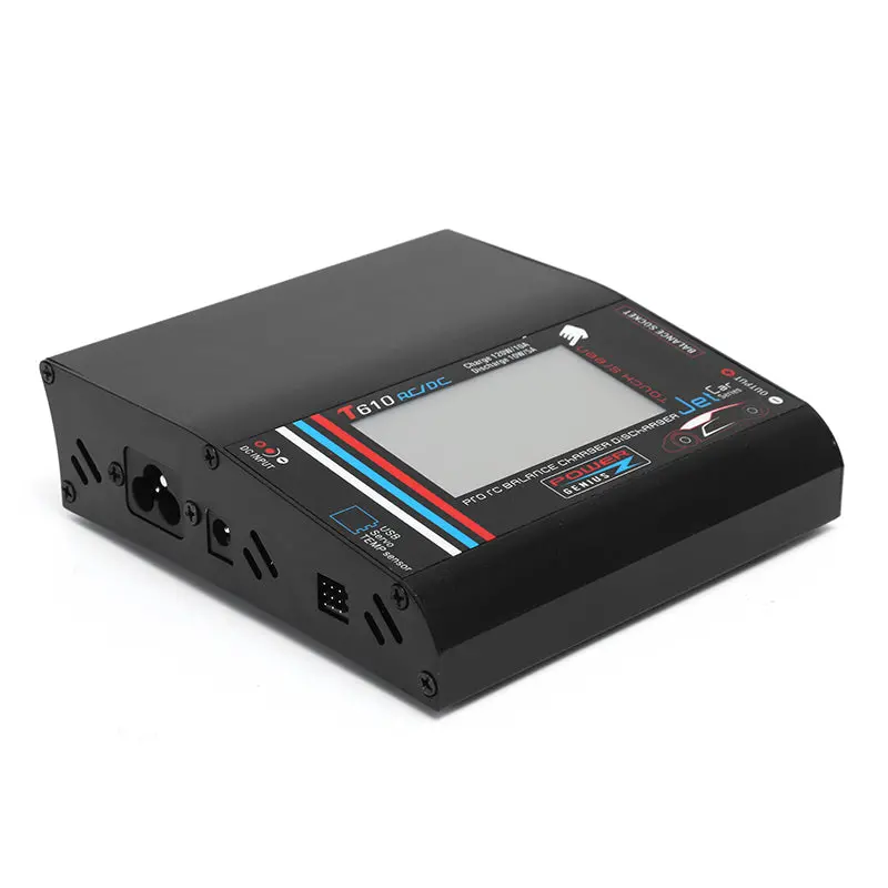 Power Genius Pg T610ac 120W 10A Ac Battery Charger Discharger Touch Screen 4.35-4.40V Lihv 2