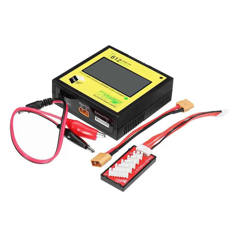 Power Genius Pg T612 160W 12A Battery Balance Charger Touch Screen Support 4.35V 4.4V Lihv 1