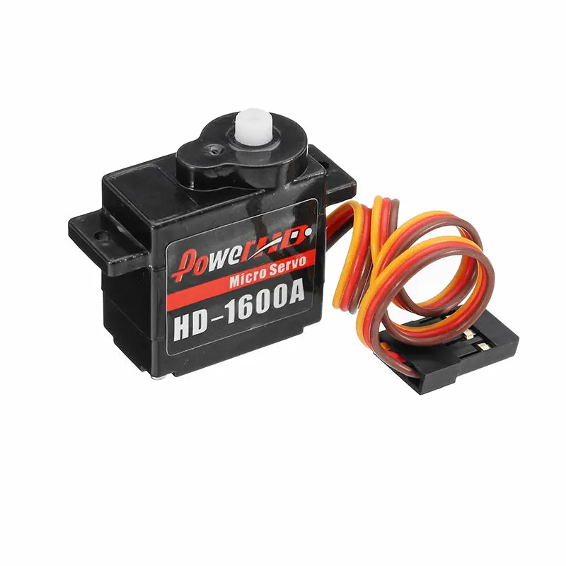 Power Hd 1600A 1.3Kg 6G Micro Servo Compatible With Futaba Jr Airplane Rc Model 1