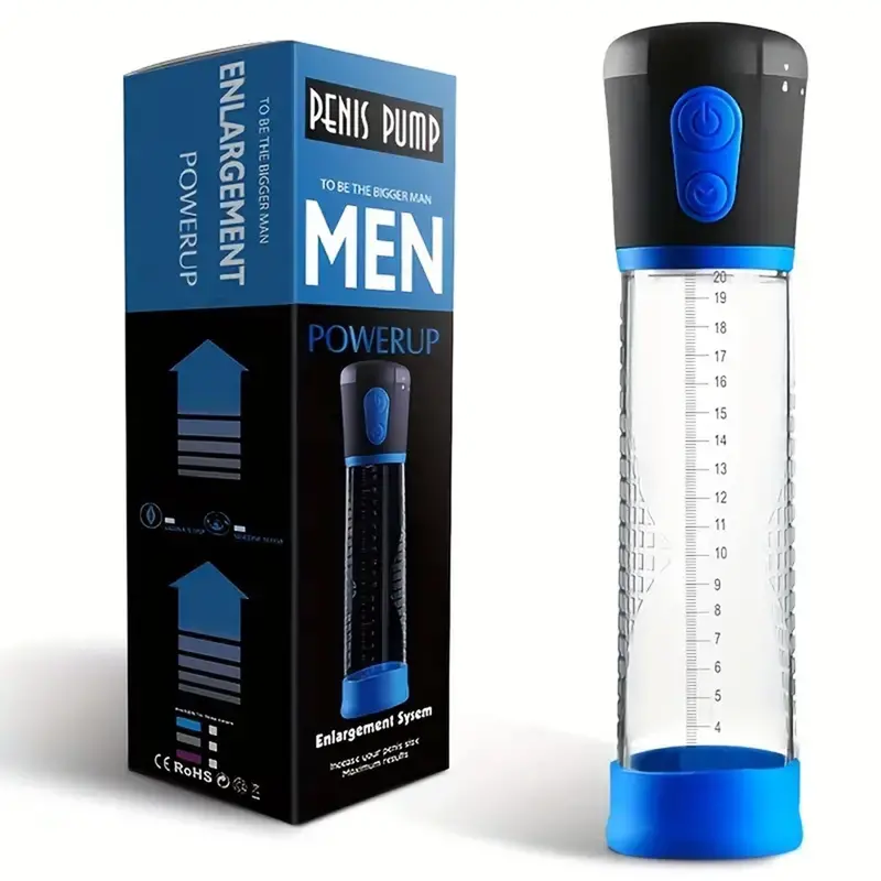 Power Up Waterproof Battery Style Electric Penis Pump. 1