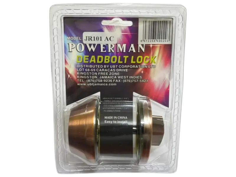 Powerman Deadbolt Lock  #Jr101ac 1