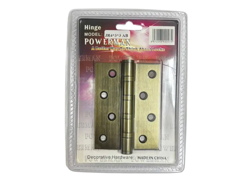 Powerman Hinge 4"X3"X3" Jr433ab 1