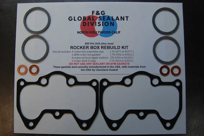 Pre Unit 650 Rocker Box Rebuild Kit Alloy Head 1