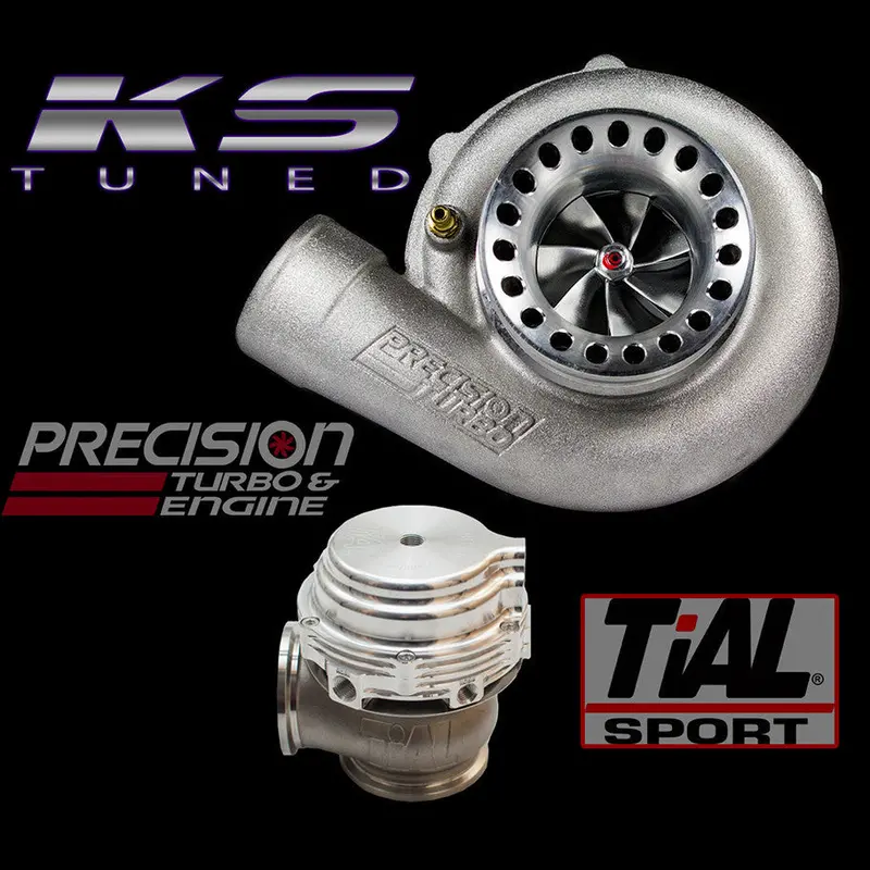 Precision Turbo Gen 2 6266 Ball Bearing T3 Vband & Tial 44Mm Wastegate 1