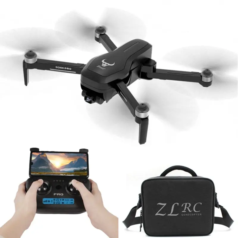 Presale Zlrc Sg906 Pro 2.4G Wifi Fpv With 4K Hd Camera 2-A&Xis Gimbal Optical Flow Positioning Brushless Rc Drone Quadcopter Rtf 1