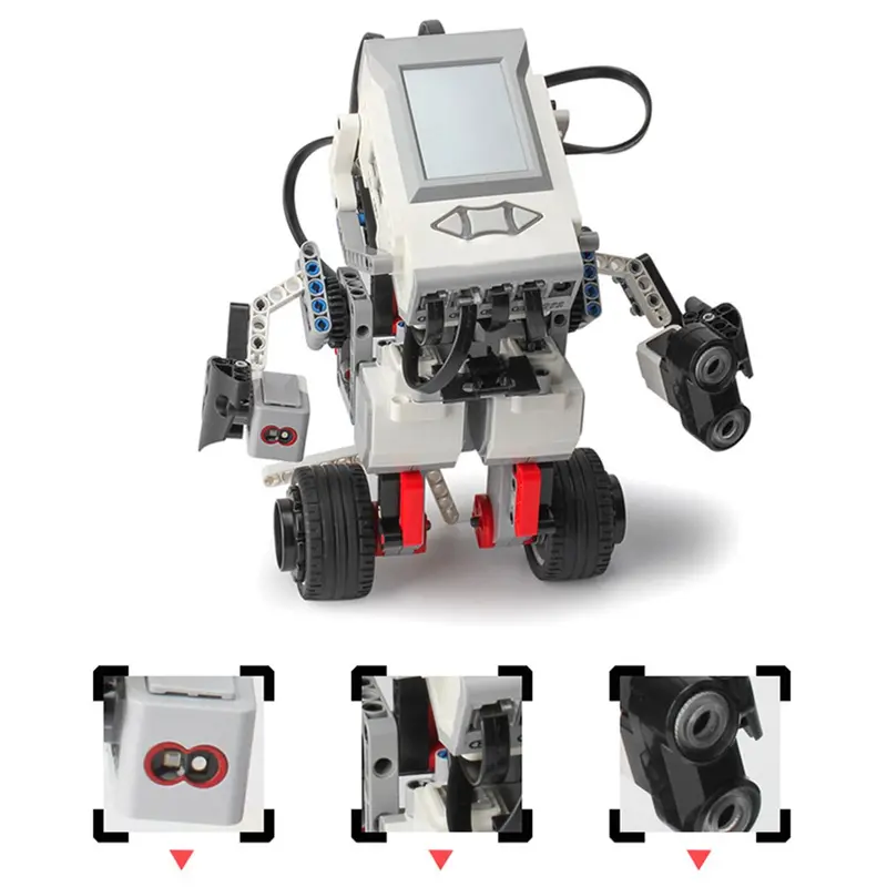 Programmable Model Building Block Assembly Smart Robot Toy Kit Diy Multifunctional Model Educational Learning Kit Children Gift 1