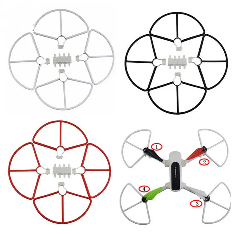 Propeller Props Guard Protection Cover 4Pcs For Hubsan Zino H117s Rc Drone Quadcopter 1