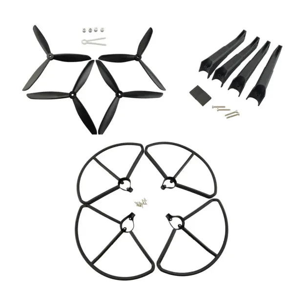 Propellers Protection Cover & Landing Gear Set For Hubsan H501s Rc Quadcopter 1