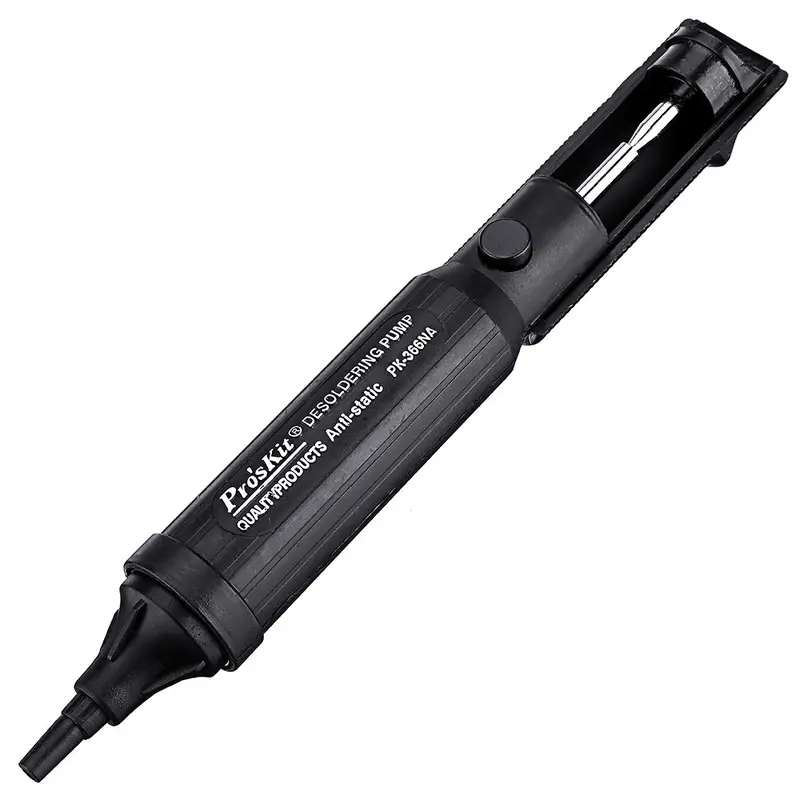 Pro'skit 8Pk-366Na High Suction Anti-Static 2-Ring Airtight Suction Soldering Tin Pen Desoldering Pump Tin Solder Pump Welding Tool 1