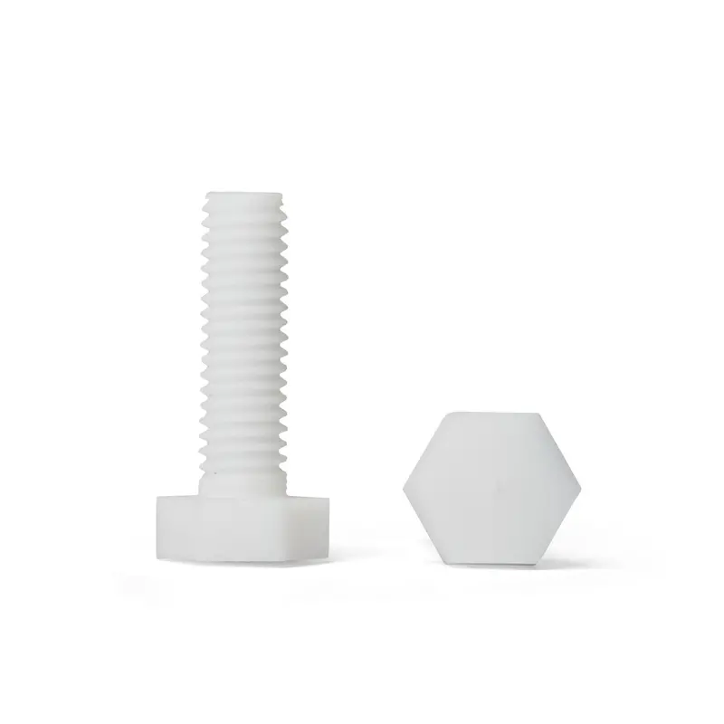 Ptfe Teflon Hexagon Bolts - Din 933 1