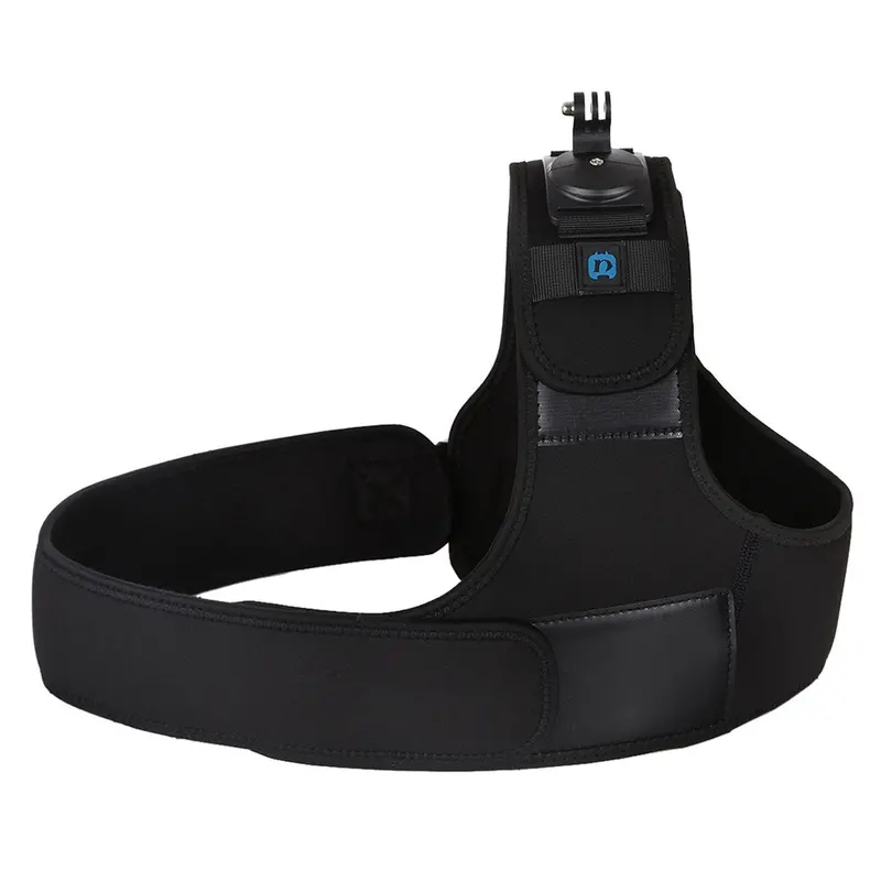 Puluz Neoprene Dual & Single Shoulder Strap Adjustable Chest Belt Mount For Gopro Hero 8 Black 7 6 /5 Dji Osmo Action Xiaoyi Action Camera 1