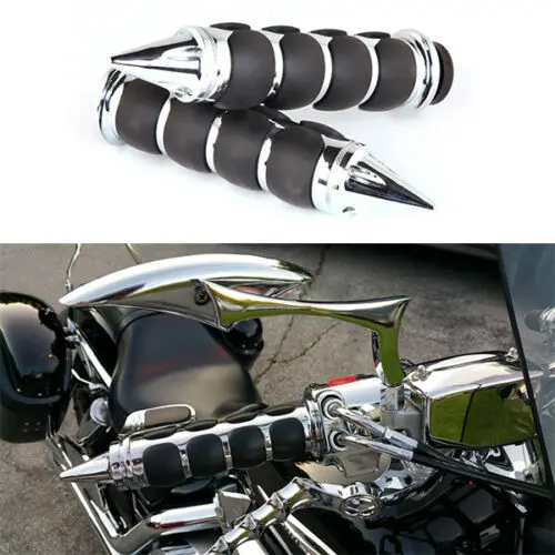 Puños Para Manubrio Moto Honda Kawasaki Yamaha Harley 1