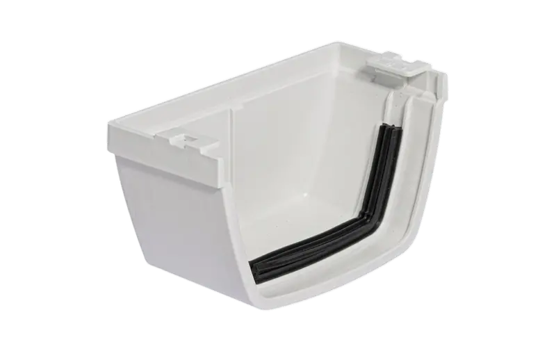 Pvc Gutter Short Stop End 6" 1