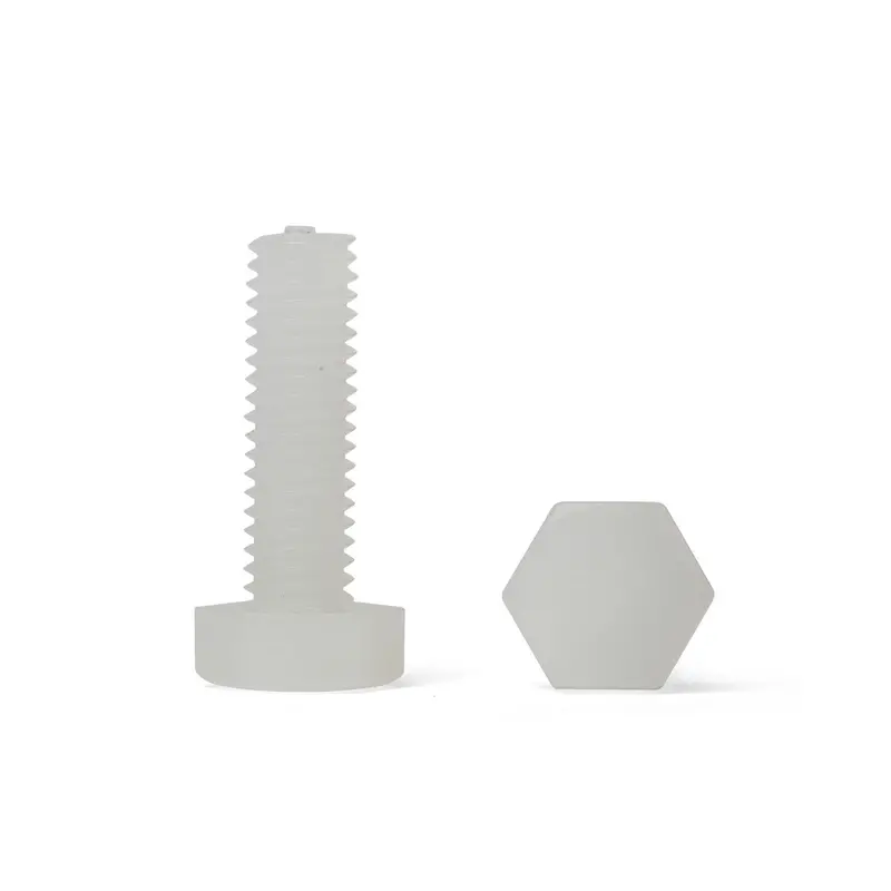 Pvdf Kynar Hexagon Head Bolts - Din 933 1