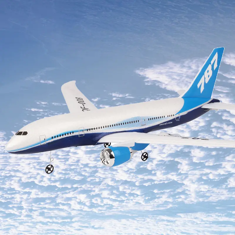 Qf008-Boeing 787 550Mm Wingspan 2.4Ghz 3Ch Epp Rc Airplane Fixed Wing Rtf Scale Aeromodelling 1