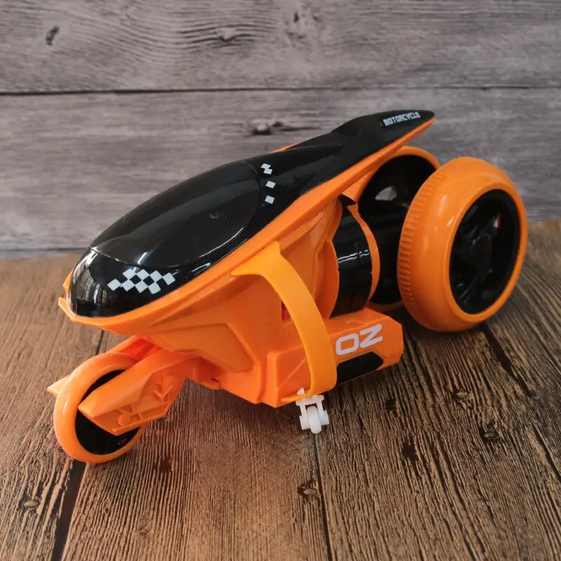 Qf100 2Ch Thunder Drift Motorbike Stunt Car Rc Toys Gift For Children Kids Remote Control Rc Motorcycle 1