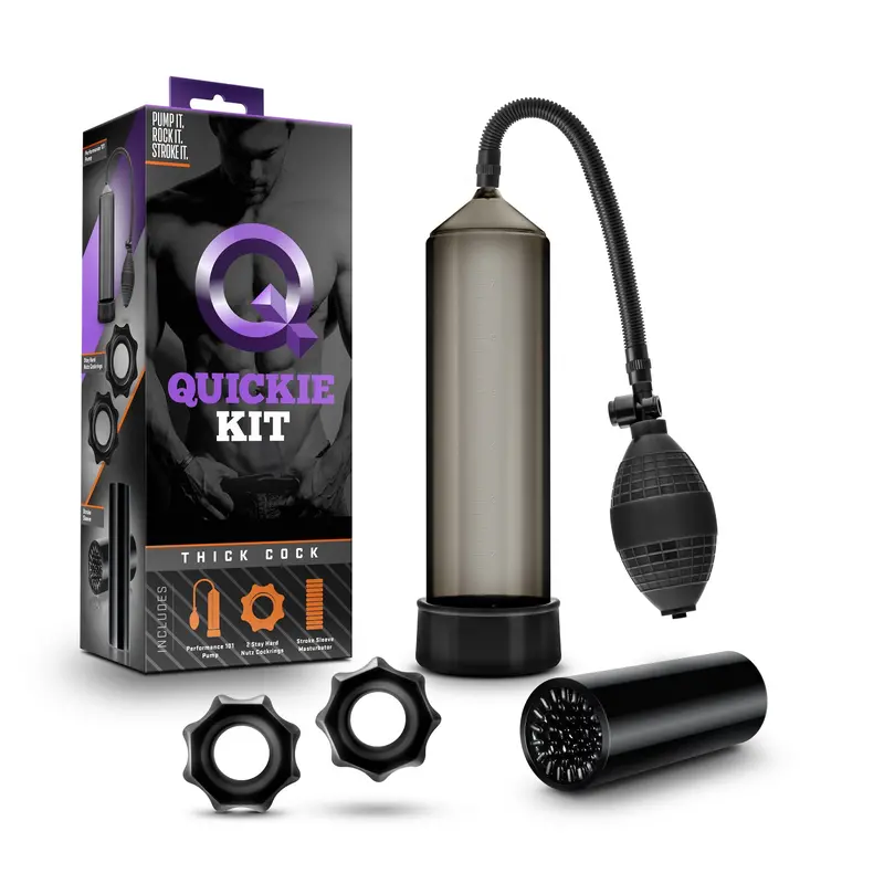 Quickie Kit Thick Cock Black. 1