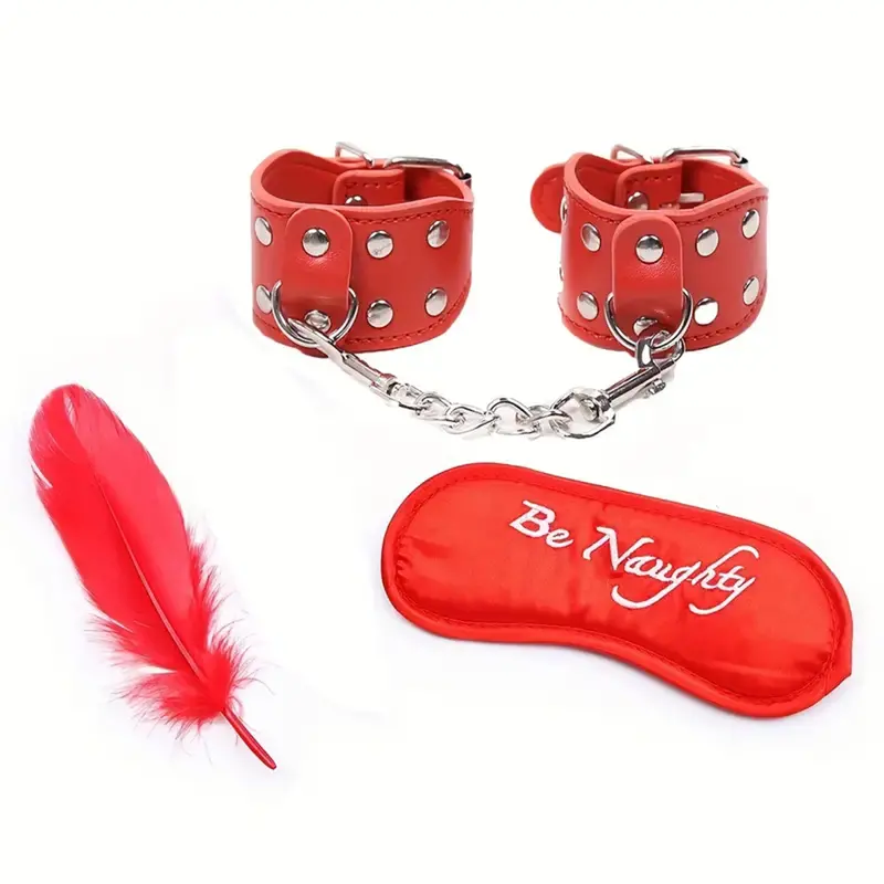 Quill Cuffs And Mask Set. 1