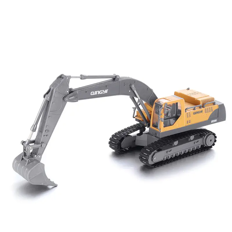 Qy2301 2.4G 1/28 8Ch Rc Excavator Car Vehicle Models With Sound 1