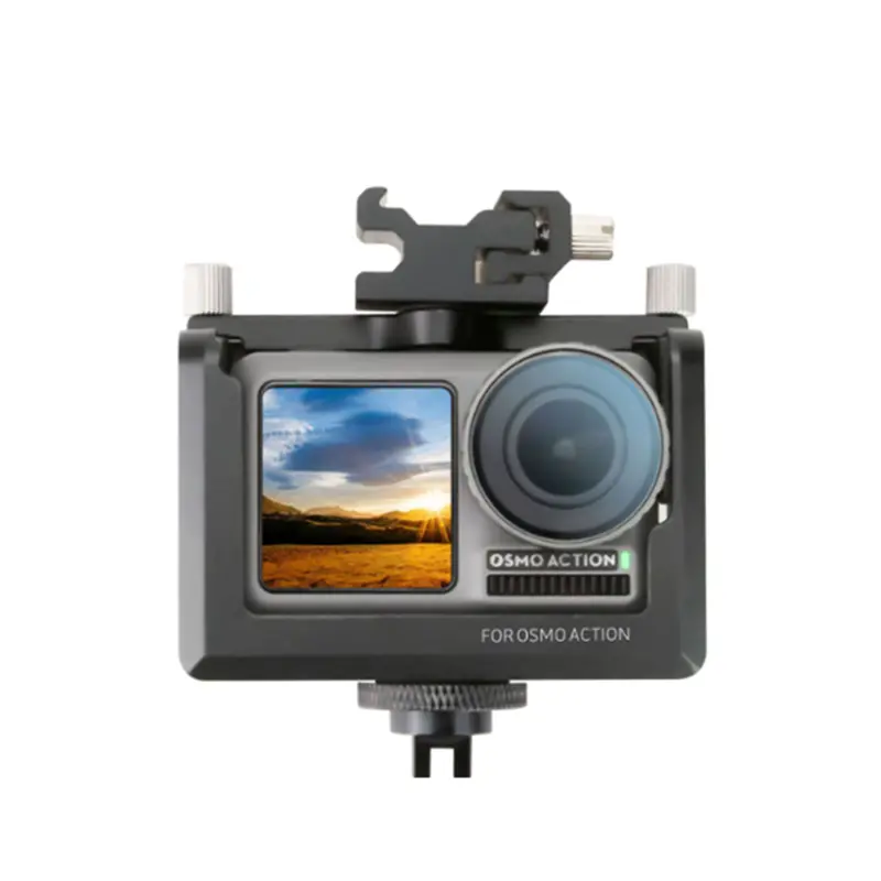 Rabbit Cage Vlog Camera Protective Case Frame Aluminum Alloy Shell Frame For Dji Osmo Action Cam Multifunctional Extension Accessories 1