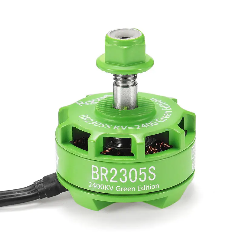 Racerstar 2305 Br2305s Green Edition 2400Kv 2-5S Brushless Motor For X210 X220 250 300 Rc Drone Fpv Racing 1