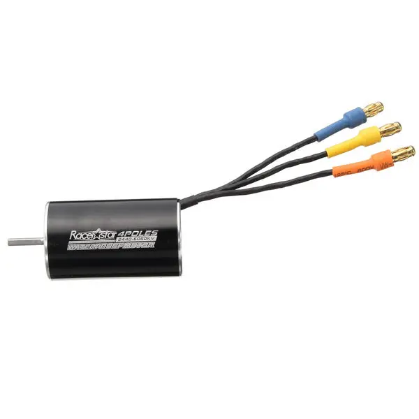 Racerstar 2440 Motor Brushless Waterproof Sensorless 6080/4600/4000Kv 1/18 1/16 Rc Car Part 1