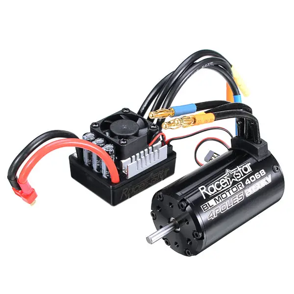 Racerstar 4068 Brushless Waterproof Sensorless Motor 2050Kv 120A Esc For 1/8 Cars Rc Car Parts 1