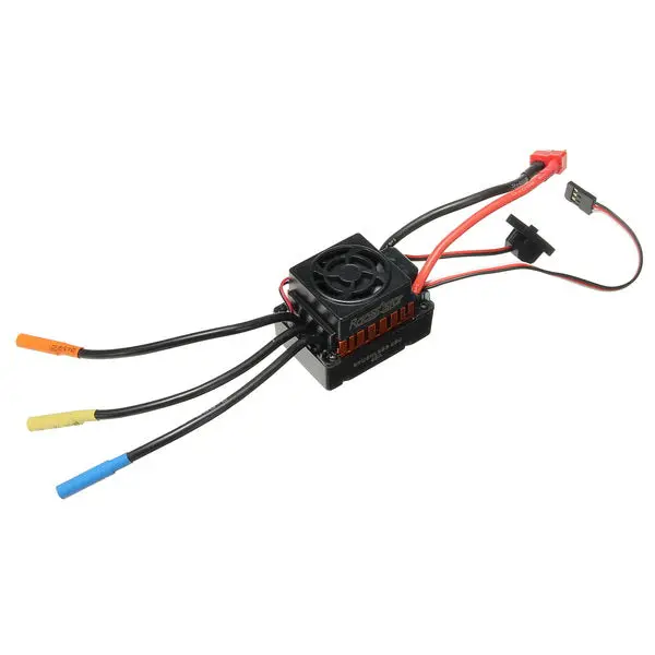 Racerstar 45A Esc Brushless Waterproof Sensorless With Fan 1/10 Rc Car Part 1