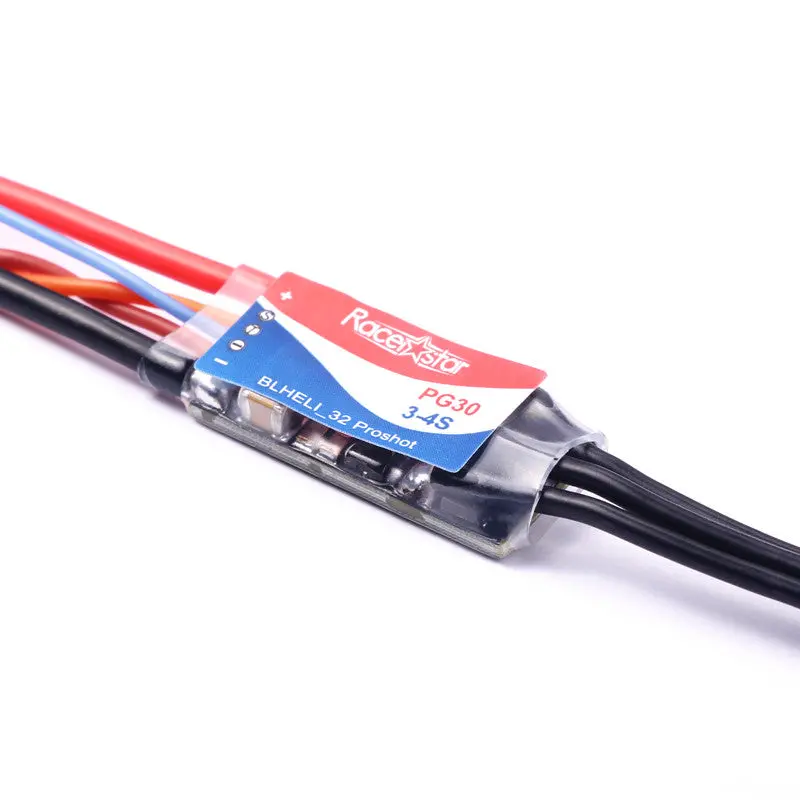 Racerstar Pg30 Blheli_32 30A 3-4S Proshot Ready Telemetry Brushless Esc For Rc Fpv Racing Drone 1