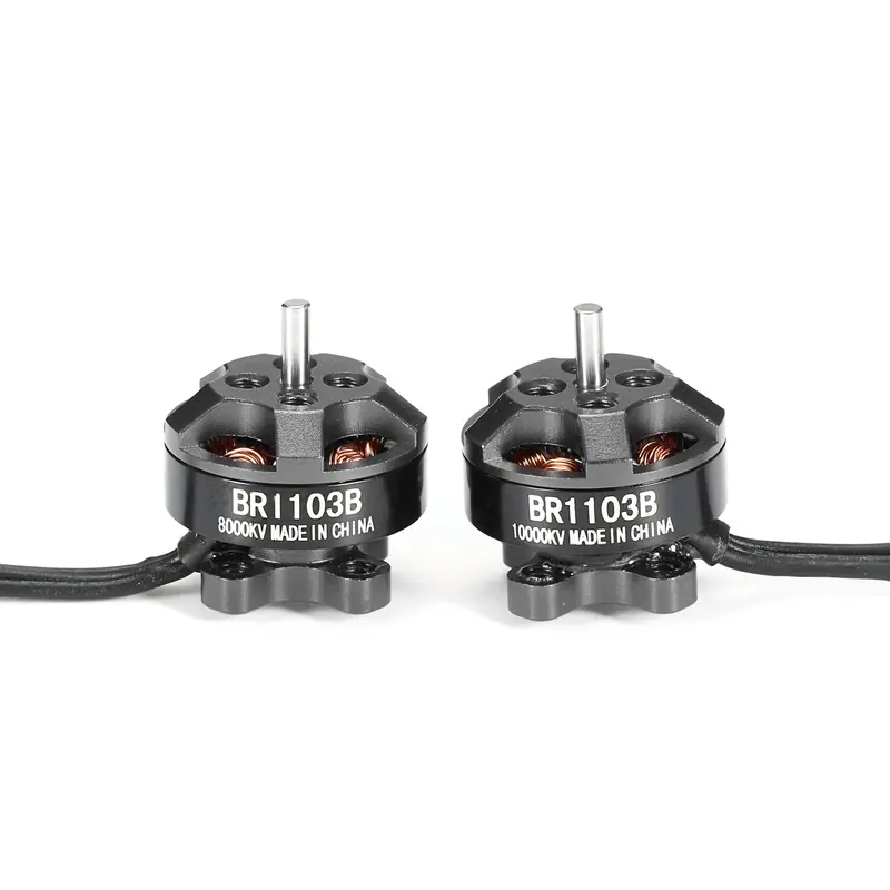 Racerstar Racing Edition 1103 Br1103b 8000Kv 10000Kv 1-3S Brushless Motor Black For 50-100 Rc Drone Fpv Racing 1